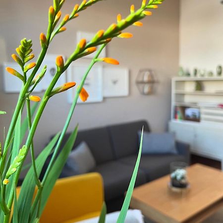 Ferienwohnung Schoenwaelder Mit Kleiner Terrasse Und Wall Box Buxtehude Exterior foto